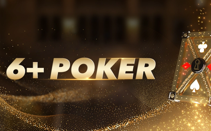 Disfruta 6+ Poker de BetGames en 1win y vive partidas rápidas con cartas Short Deck.