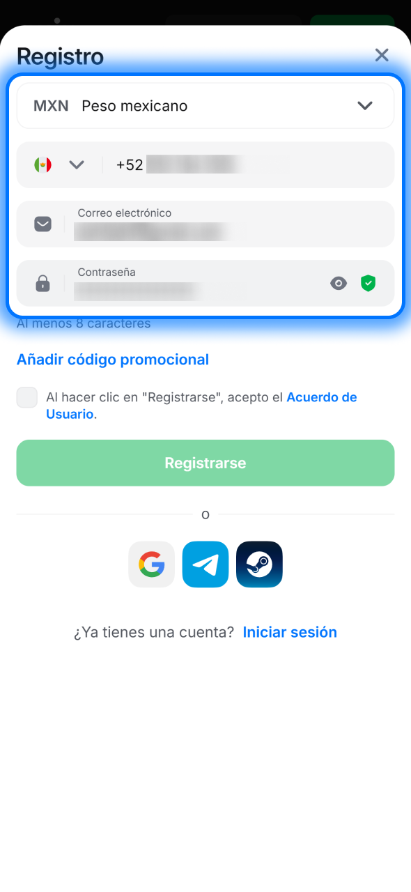 Completa el formulario en 1win y crea tu cuenta fácilmente con un registro rápido y seguro.