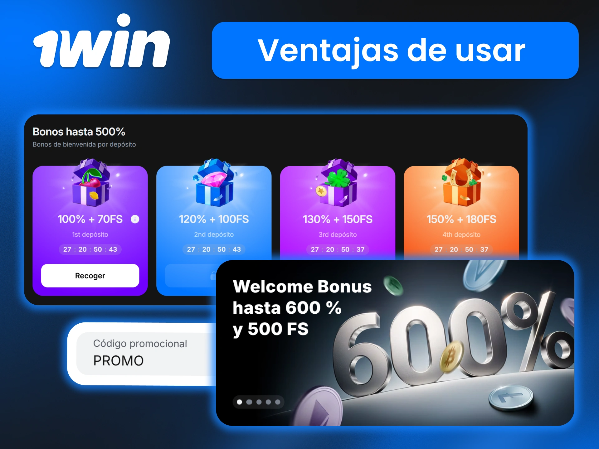 Aprovecha el código promocional de 1win y comienza a jugar con un saldo ampliado y promociones exclusivas para disfrutar más desde el primer momento.
