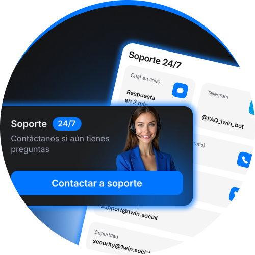 Confía en 1win con soporte 24/7 disponible por chat en vivo, Telegram, correo o llamadas internacionales para obtener ayuda cuando la necesites.