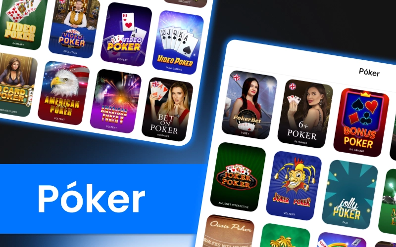 Accede al póker de 1win y compite en torneos y mesas con dinero real.