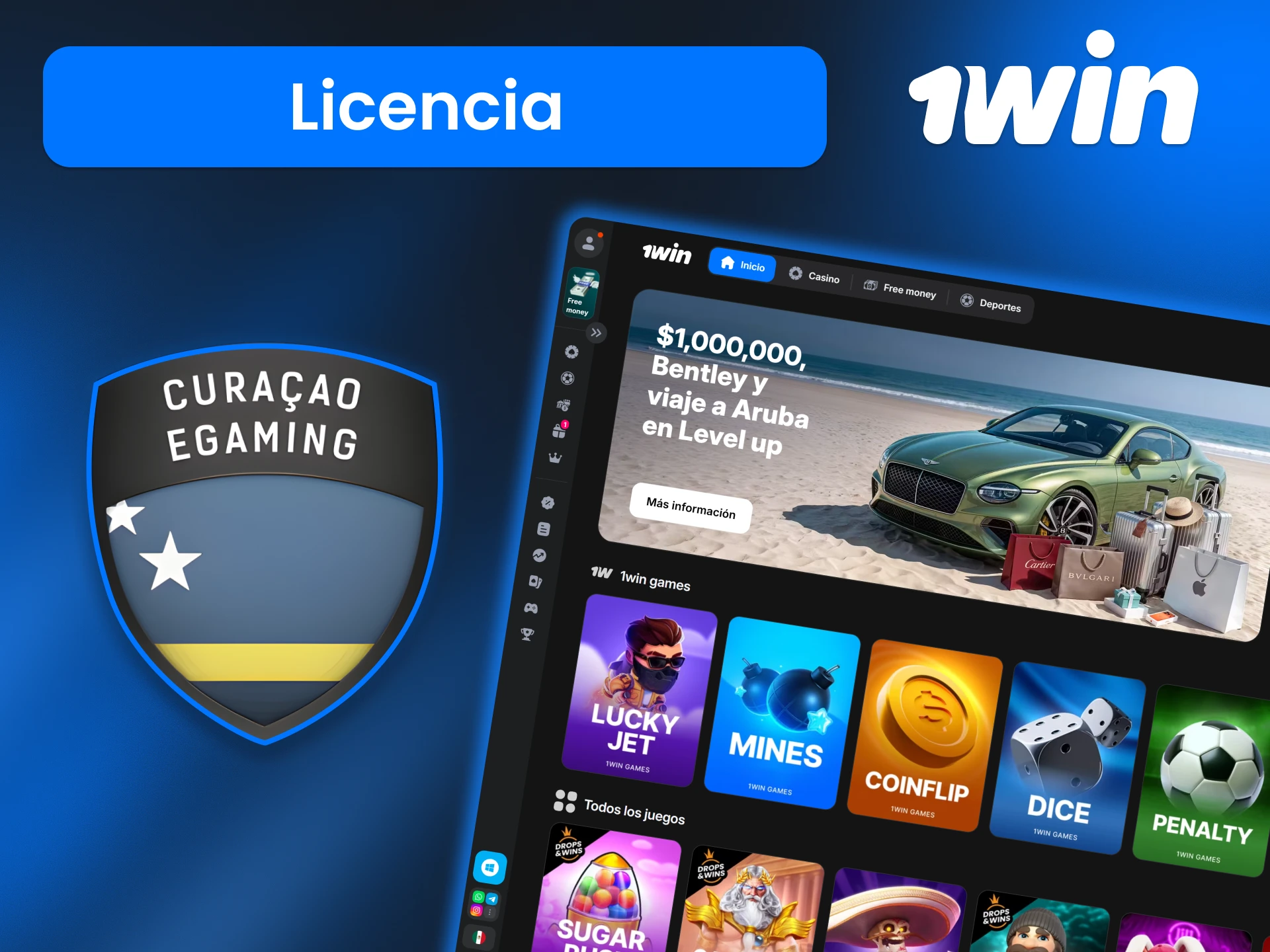 Conoce la licencia de 1win y juega en una plataforma que opera bajo regulación internacional del sector iGaming.