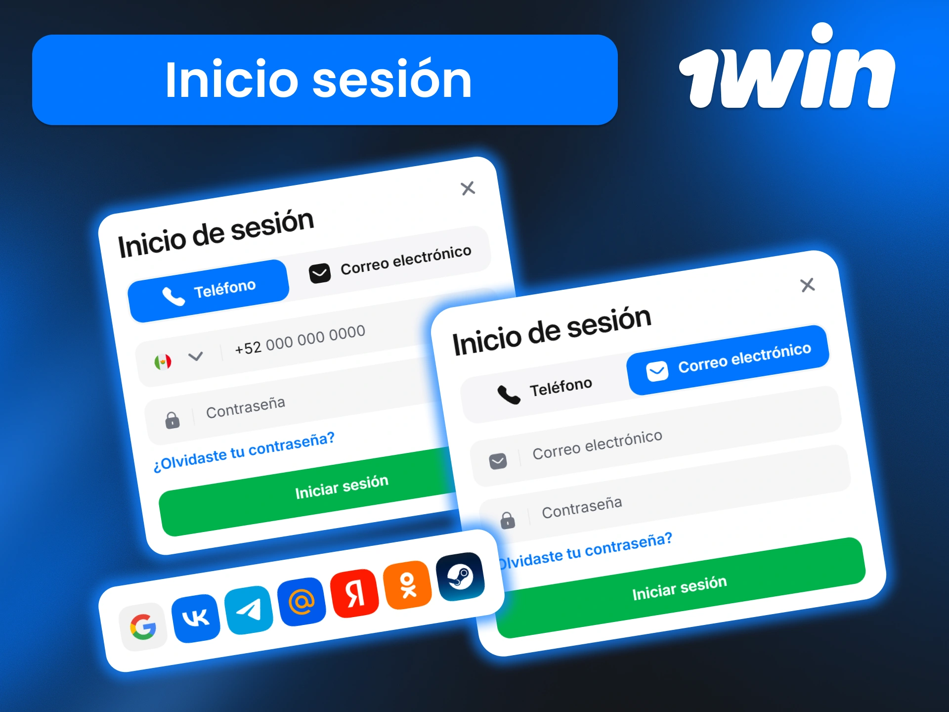 Inicia sesión en 1win y continúa jugando con acceso rápido a todos los servicios de la plataforma.