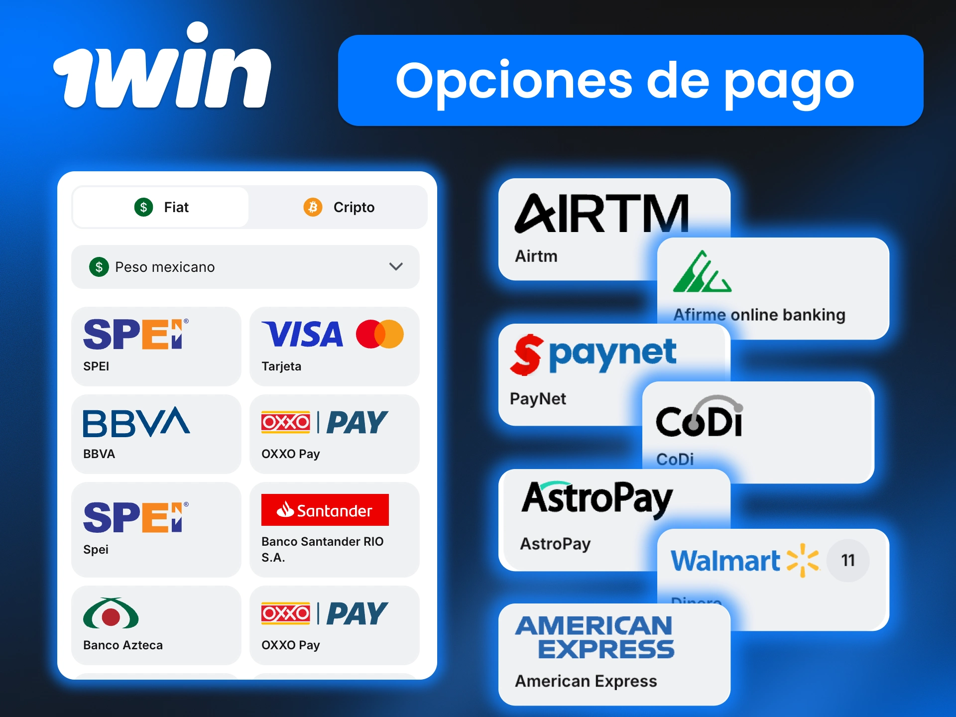 Haz tu depósito en 1win con métodos de pago seguros y obtén acceso inmediato a todas las opciones de juego de la plataforma.
